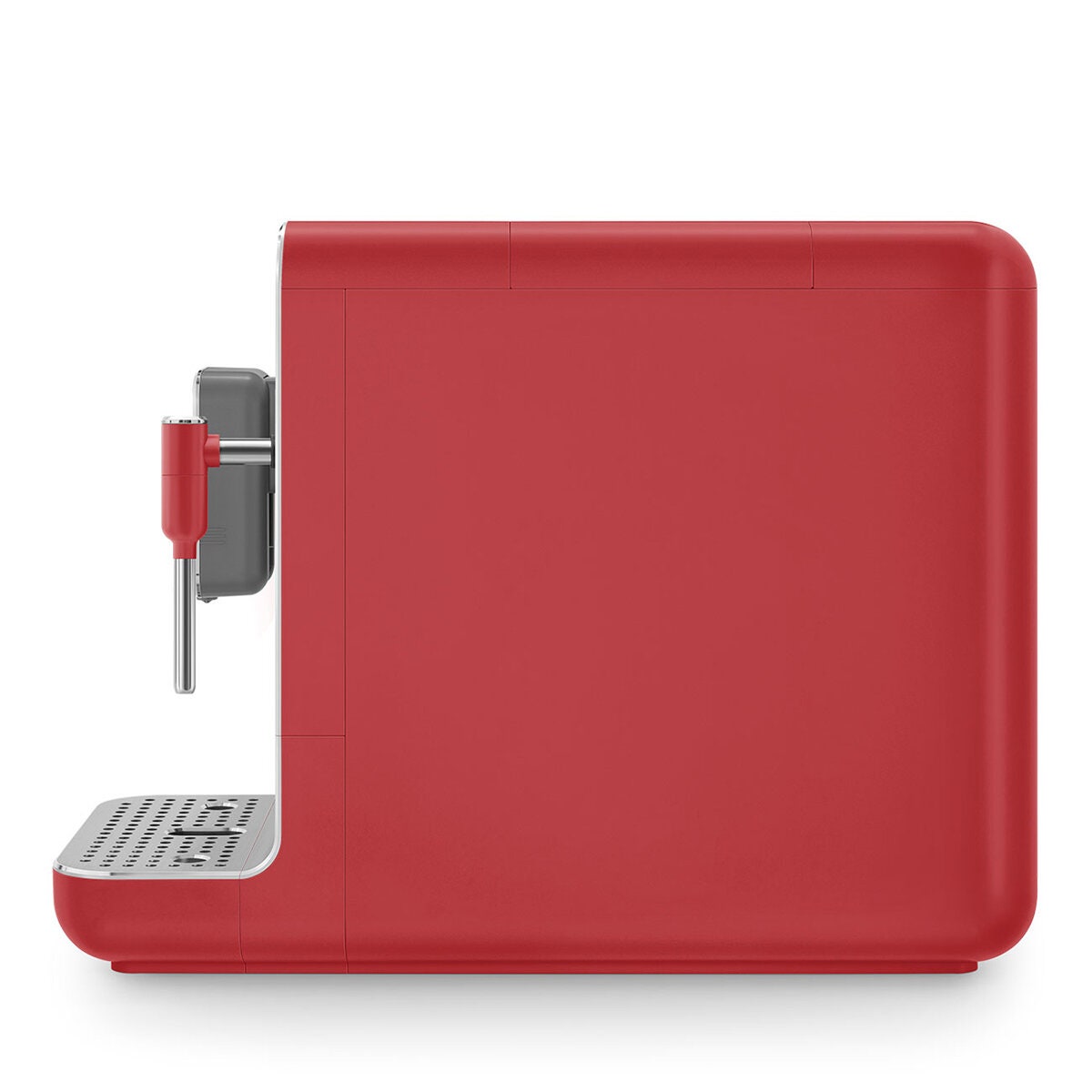Smeg 50's Style Automatic Coffee Machine - Hot Water and Steam Dispenser, Red - BCC02RDMAU