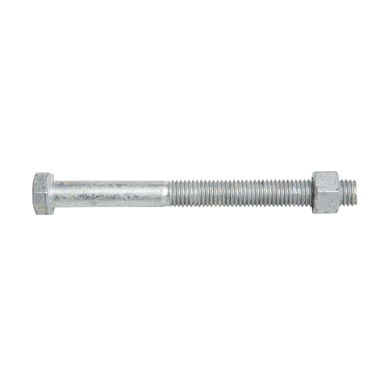 Zenith M12 x 130mm Hot Dip Galvanised Hex Head Bolts & Nuts - 12 Pack