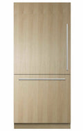 Fisher & Paykel contemporary round stainless steel handle kit for RS9120W fridge freezers - AHS-ASBI-B