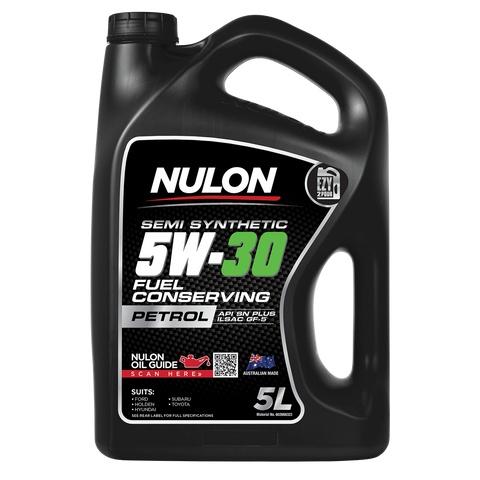 Nulon 5L Semi Synthetic 5W-30 Engine Oil - Fuel Conserving - Petrol Engines - SuperSaverAU - view 1