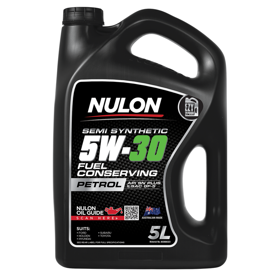 Nulon 5L Semi Synthetic 5W-30 Engine Oil - Fuel Conserving - Petrol Engines - SuperSaverAU - view 1