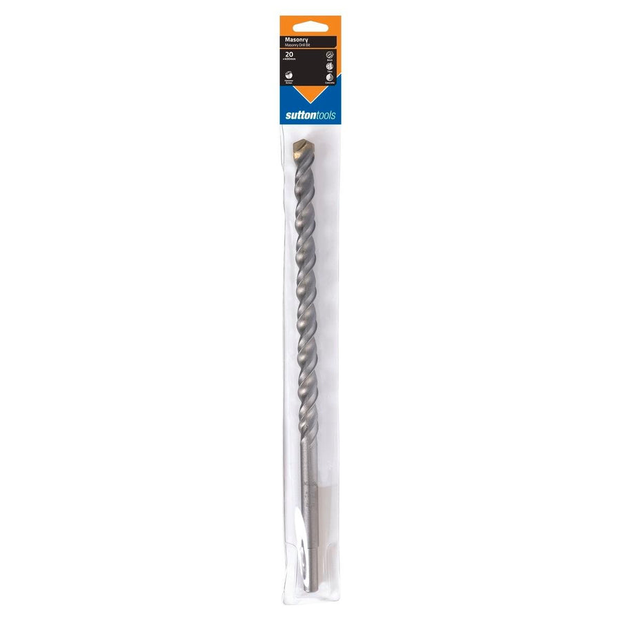 Sutton Tools 20mm Db Tct Masonry Drill Bit 400mm Carbide Tip Durable - SuperSaverAU - view 1