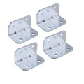 Carinya 44.5 x 27 x 27 x 2mm Zinc Plated Steel Reinforcing Angle Bracket - 4 Pack