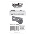 Cowdroy 60mm Nylon Sliding Track Door Stop - Black
