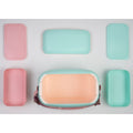 Polarbox Pop 6L Cooler Bag with 2 Lunch Box Containers - Cyan, Holds Up to 8 Standard Cans - PLBC6CP