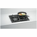 Haier 60cm Natural Gas On Glass Cooktop - Black Glass, Triple Ring Wok Burner, Flame Failure - HCG604WFCG3