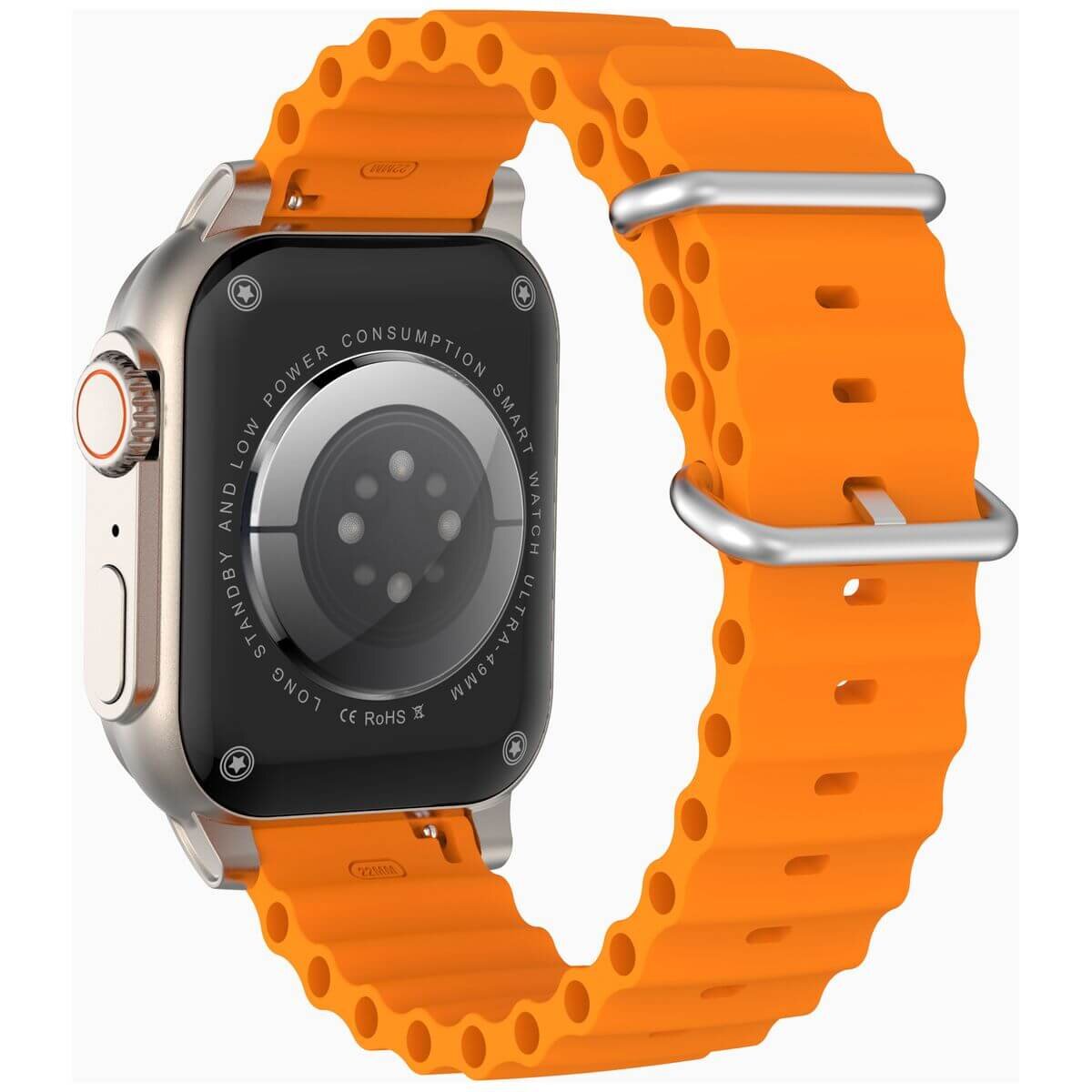 Fitsmart Elite XL smartwatch - AMOLED display, up to 45 days battery life, built-in GPS, orange - 10004977