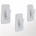 Command White Adhesive Micro Hooks - 20mm x 30mm - Plastic - Damage-Free - 3 Pack - SuperSaverAU - view 3