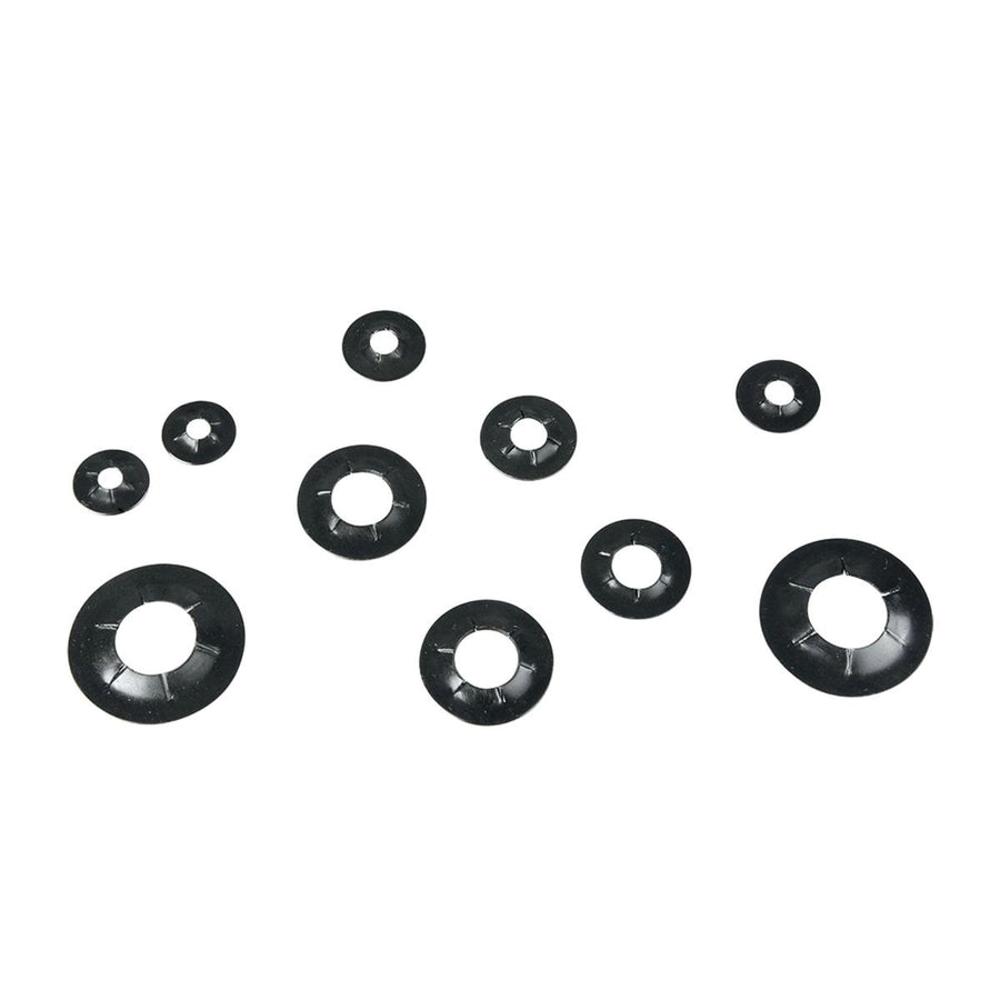 Pinnacle Shaft Rings - 4mm to 12mm - Metal - Black - 12 Pack - SuperSaverAU - view 1