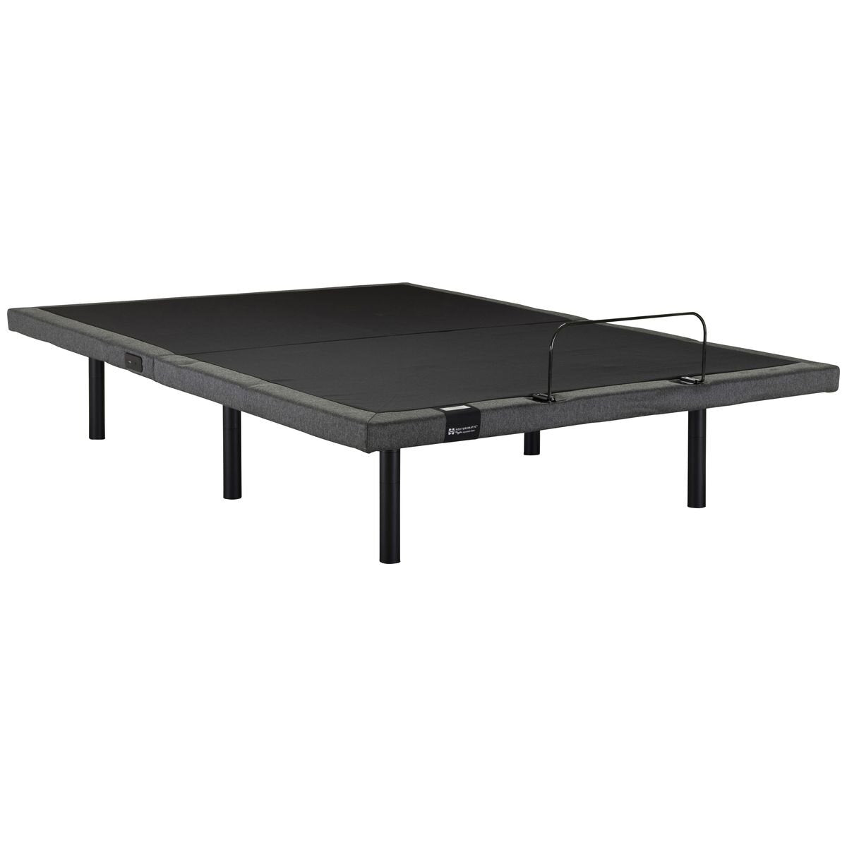 Sealy Ascent Adjustable Bed Base Queen - Dual Massage, Child Lock, SmartGUARD, Charcoal - ASC-ADJ-QUN