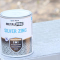 Dy-Mark 250ml Silver Zinc MetalPro Metal Paint