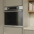 Haier 60cm 500 Series Pyrolytic Oven - 78L, 12 Functions, Air Fry, Steam Assist, Steel - HWO60S12EPX5