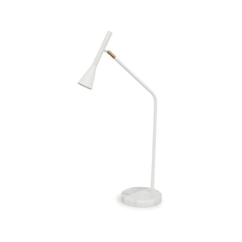 Home Design White Svelte Desk Lamp - Contemporary Task Lamp 365mm x 645mm - SuperSaverAU - view 1