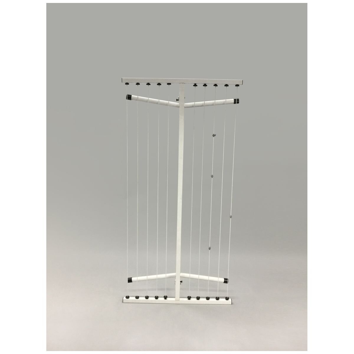 L.T. Williams Freestanding Airer - 23 Metres Hanging Space, Pin Locking, Two Windproof Hangers, White - 4670