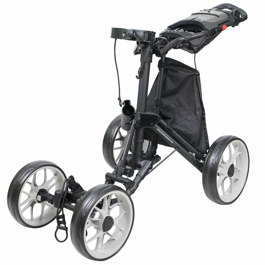 Incontro Sports CaddyCruiser One-Click Folding 4 Wheel Golf Push Carts