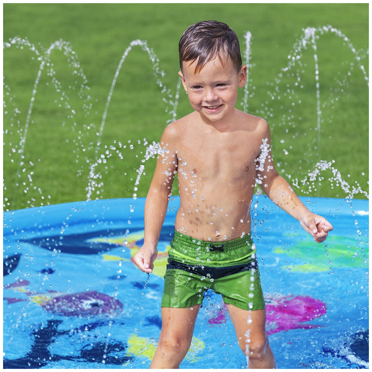 H2OGO! Underwater Adventure Splash Pad 3.05m with Ocean Graphics for Kids 2+ - SuperSaverAU - view 11