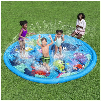 H2OGO! Underwater Adventure Splash Pad 3.05m with Ocean Graphics for Kids 2+