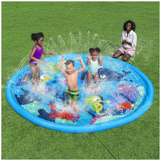 H2OGO! Underwater Adventure Splash Pad 3.05m with Ocean Graphics for Kids 2+