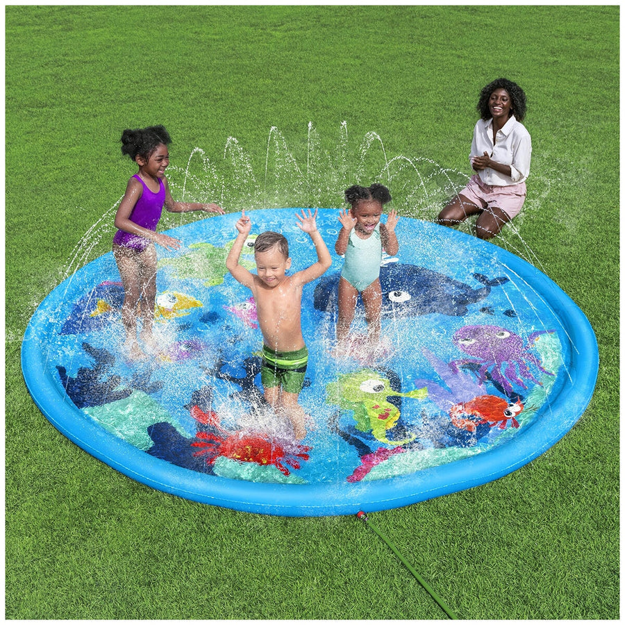 H2OGO! Underwater Adventure Splash Pad 3.05m with Ocean Graphics for Kids 2+ - SuperSaverAU - view 1