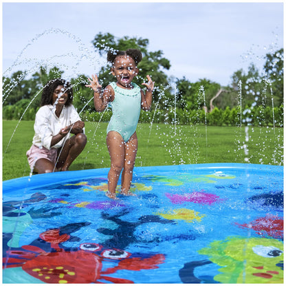 H2OGO! Underwater Adventure Splash Pad 3.05m with Ocean Graphics for Kids 2+