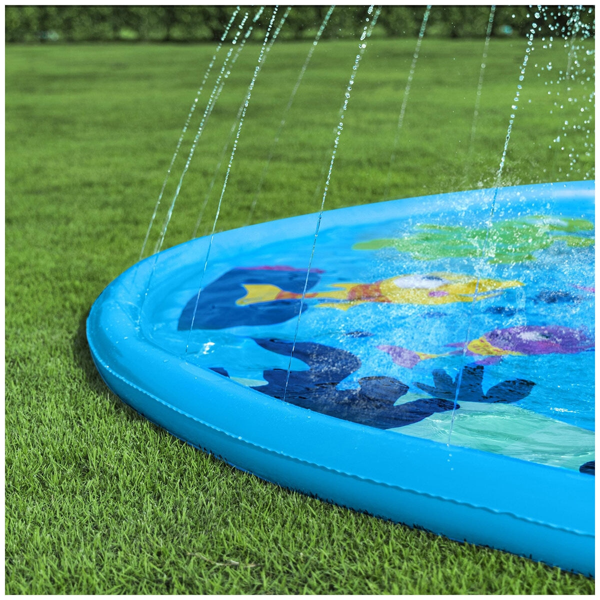 H2OGO! Underwater Adventure Splash Pad 3.05m with Ocean Graphics for Kids 2+