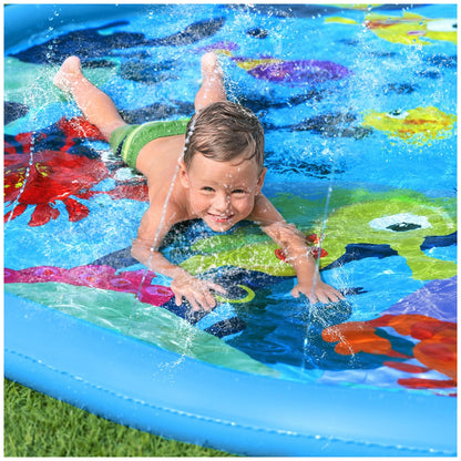 H2OGO! Underwater Adventure Splash Pad 3.05m with Ocean Graphics for Kids 2+