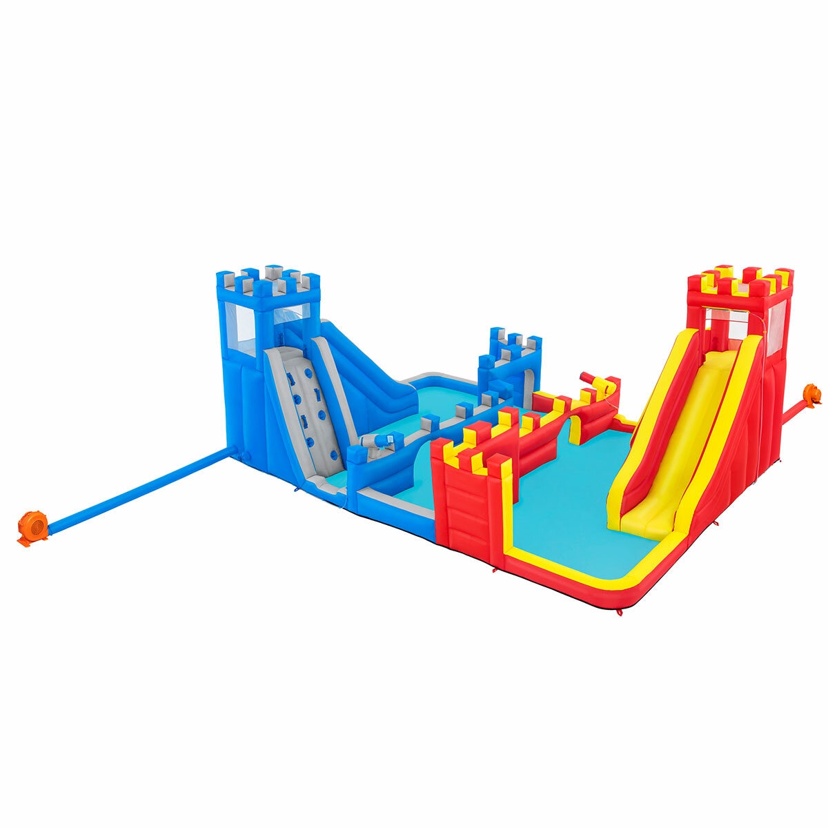 H2OGO! Fort Soakington Mega Water Park 6.13M x 4.53M x 2.54M with Slides & Water Blasters - SuperSaverAU - view 5
