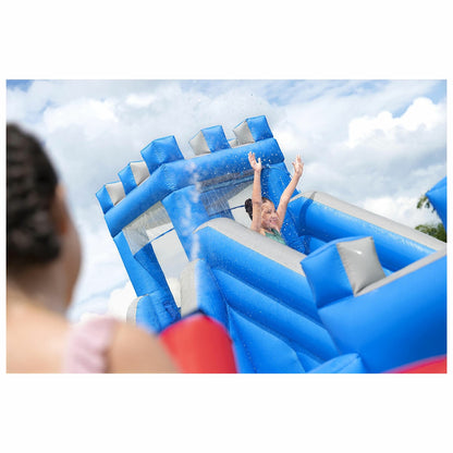 H2OGO! Fort Soakington Mega Water Park 6.13M x 4.53M x 2.54M with Slides & Water Blasters