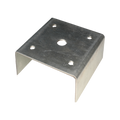 Australian Handyman Supplies 90x90mm Internal Fixing Post Bracket - Galvanised Steel - Easy Install - Corrosion Resistant - SuperSaverAU - view 1