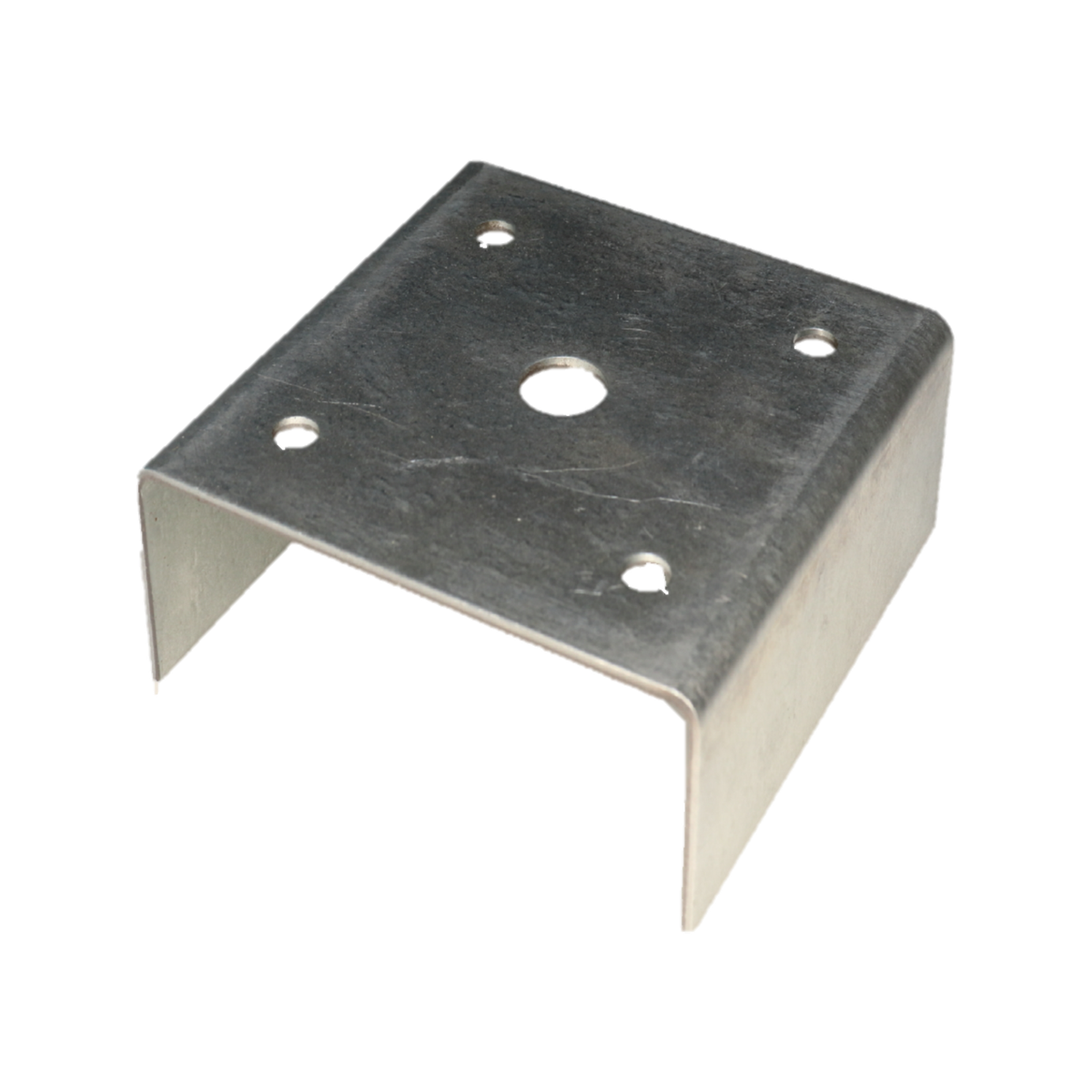 Australian Handyman Supplies 90x90mm Internal Fixing Post Bracket - Galvanised Steel - Easy Install - Corrosion Resistant - SuperSaverAU - view 1