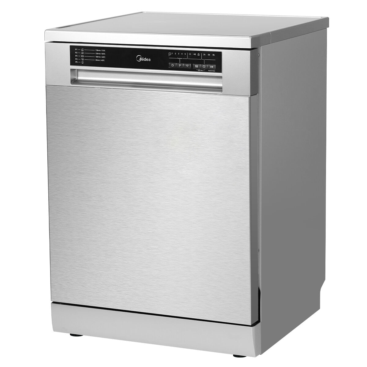 Midea 60cm 14 Place Freestanding Dishwasher Stainless MDWPF1433F(SS)-WG