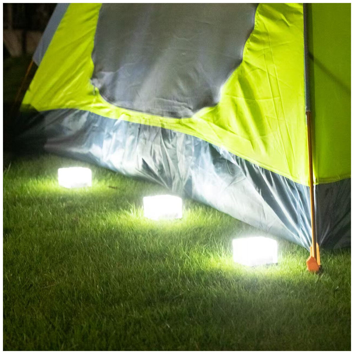 Dais Solar Brick Light 6 Pack Cool, 8 Hours Runtime, Glass Cover, Outdoor Use - SuperSaverAU - view 6