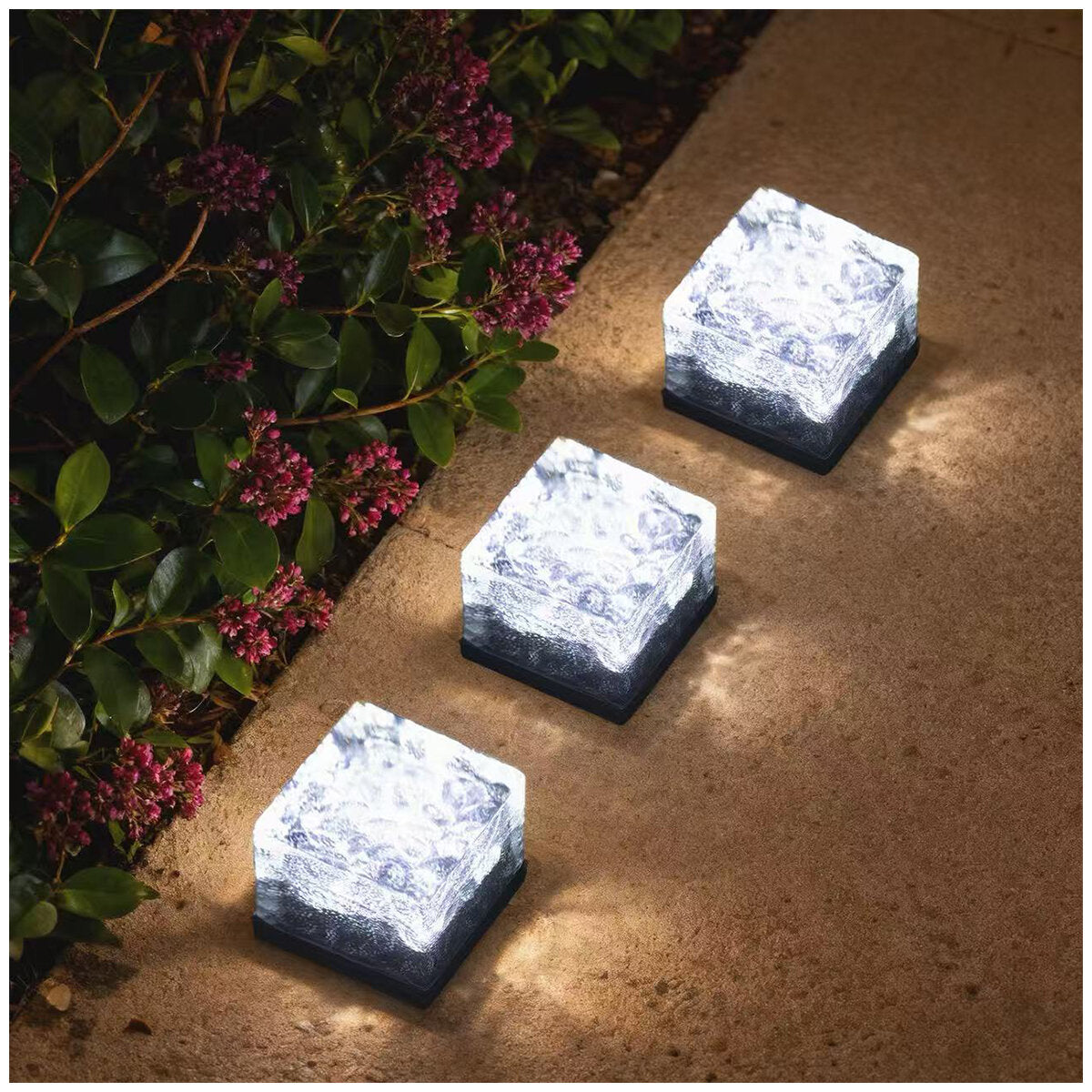 Dais Solar Brick Light 6 Pack Cool, 8 Hours Runtime, Glass Cover, Outdoor Use - SuperSaverAU - view 8