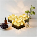 Dais Solar Brick Light 6 Pack Warm, 8 Hours Runtime, Glass Cover, 70mm Size - SuperSaverAU - view 1