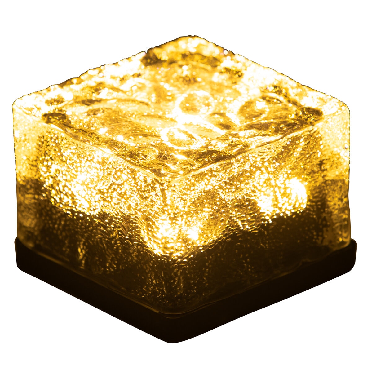 Dais Solar Brick Light 6 Pack Warm, 8 Hours Runtime, Glass Cover, 70mm Size - SuperSaverAU - view 2