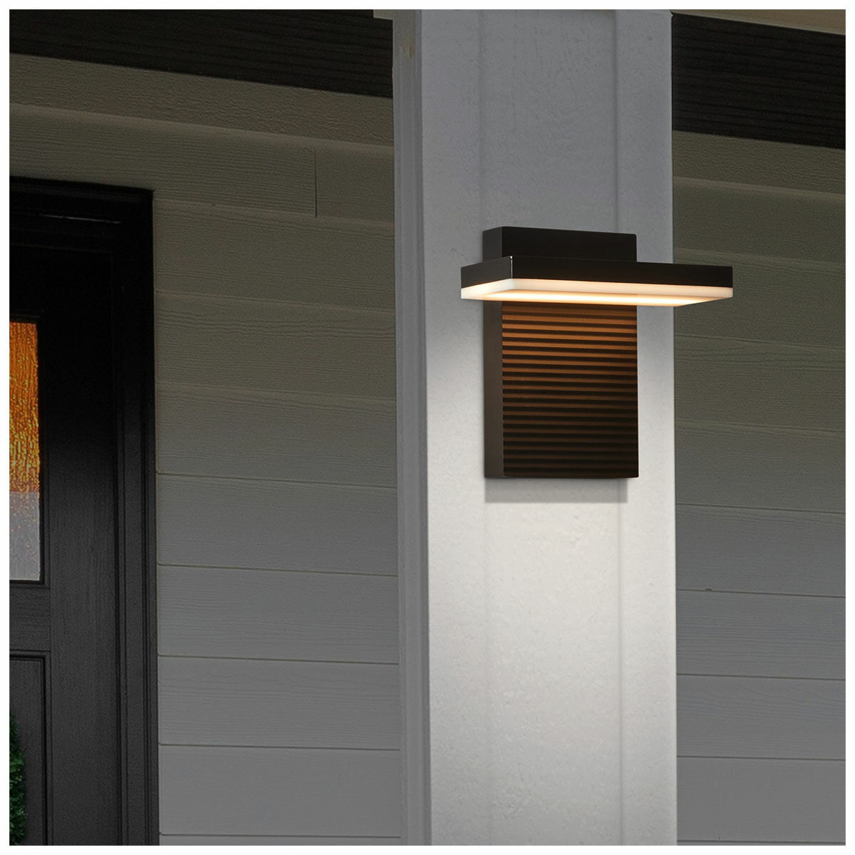 Naturally Solar GTX Solar Wall Light 4 Pack - 30 Lumens, Black, All Weather - SuperSaverAU - view 3