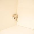 Taskmaster 37mm White Slimline Mini Latch - Push To Open Indoor