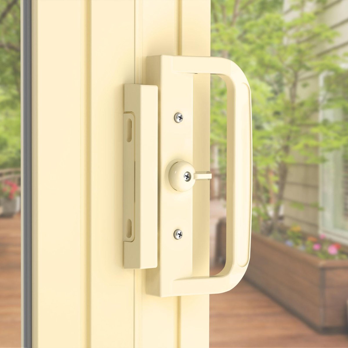 Rolltrak Primrose Sliding Patio Door Lock Set - Alloy - Keyed - Durable - SuperSaverAU - view 4