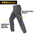 DeWALT Goldfield PROStretch Work Trousers Size 40 Grey Cotton Spandex