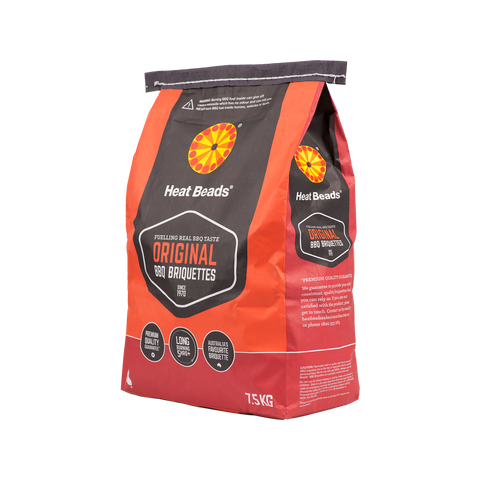 Heat Beads BBQ Briquettes - 7.5kg - Charcoal - High Heat Output - SuperSaverAU - view 1