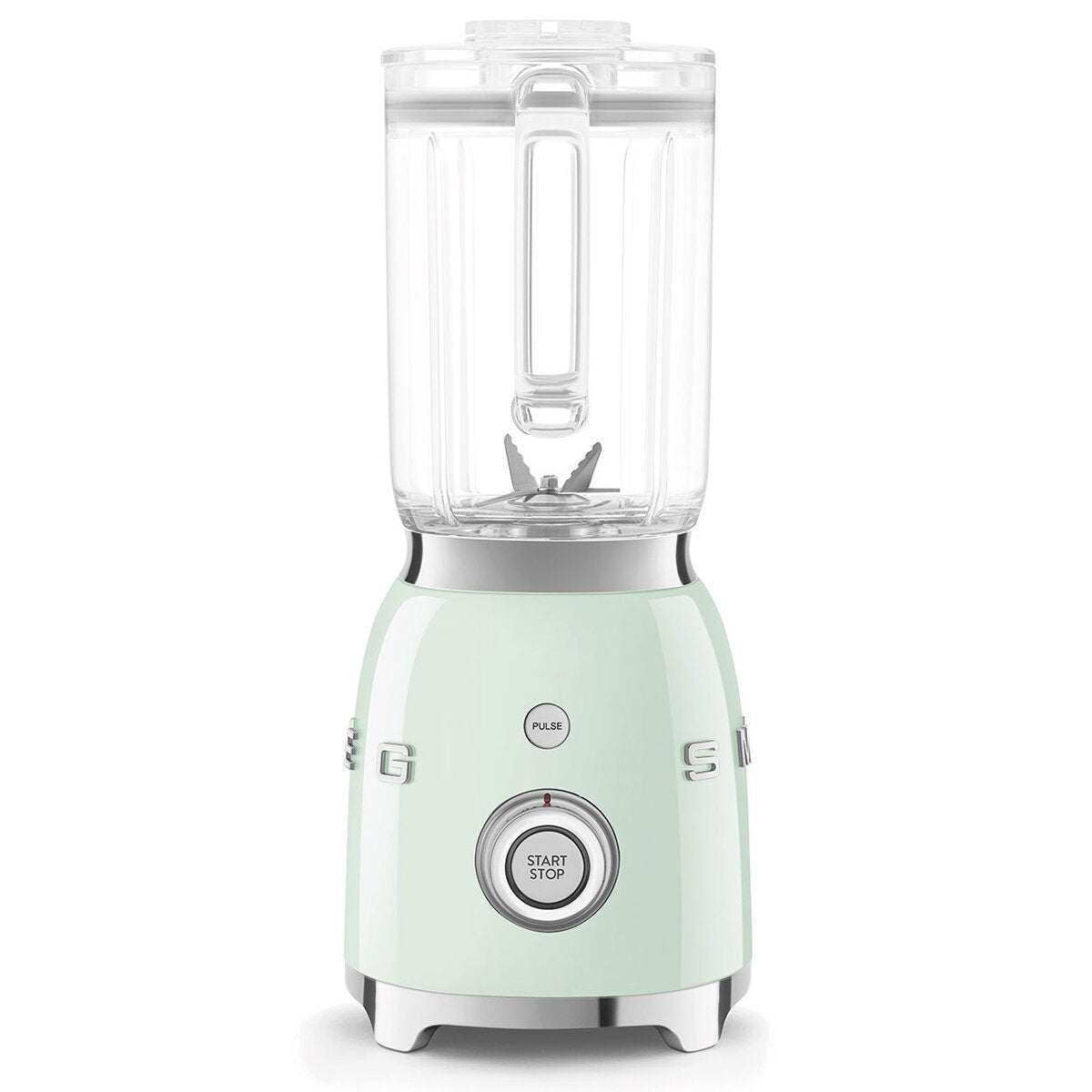 Smeg 50s Style Retro Bench Blender 1.5L - Pastel Green - 800W Motor, 4 Preset Programs - BLF03PGAU