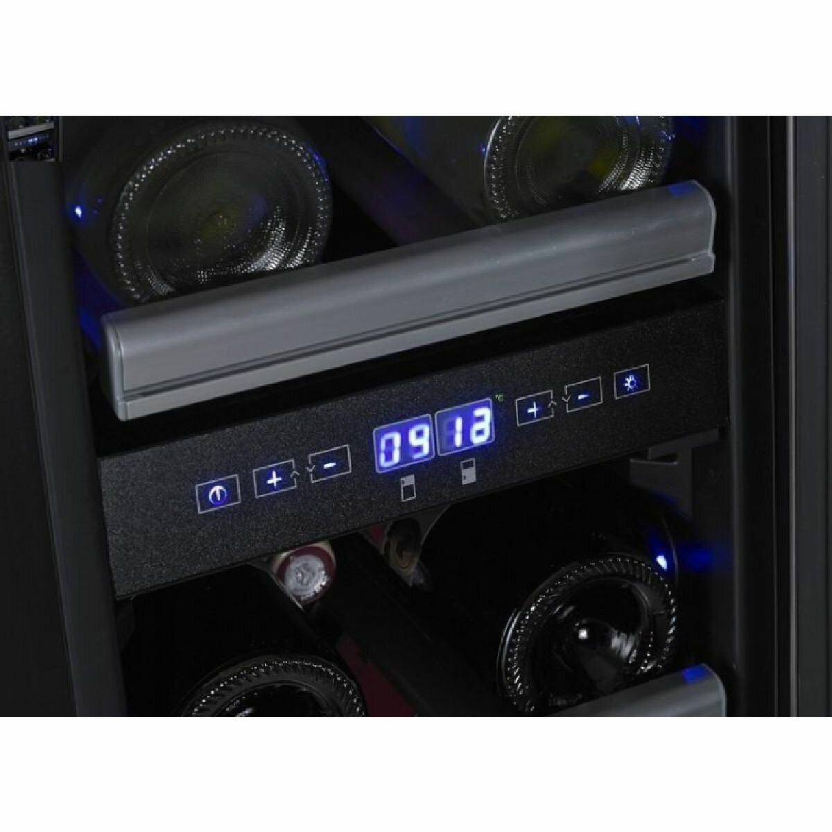 Dometic 17 Bottle Dual Zone Wine Cabinet - Stainless Steel Finish - UV Glass Door - S17G