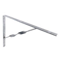 Carinya 500 x 400mm Galvanised Heavy Duty Twisted Stay Bracket, 400kg Capacity