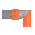 Carpenter Square - Stainless Steel Blade - Sliding Marker - 250 mm - Accurate Measurements - SuperSaverAU - view 3