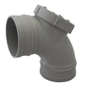 Holman 100mm 88 Degree Female & Female PVC Rear Access Bend, Grey