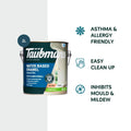 Taubmans 2L Neutral Semi Gloss Water Based Enamel Paint Tintable