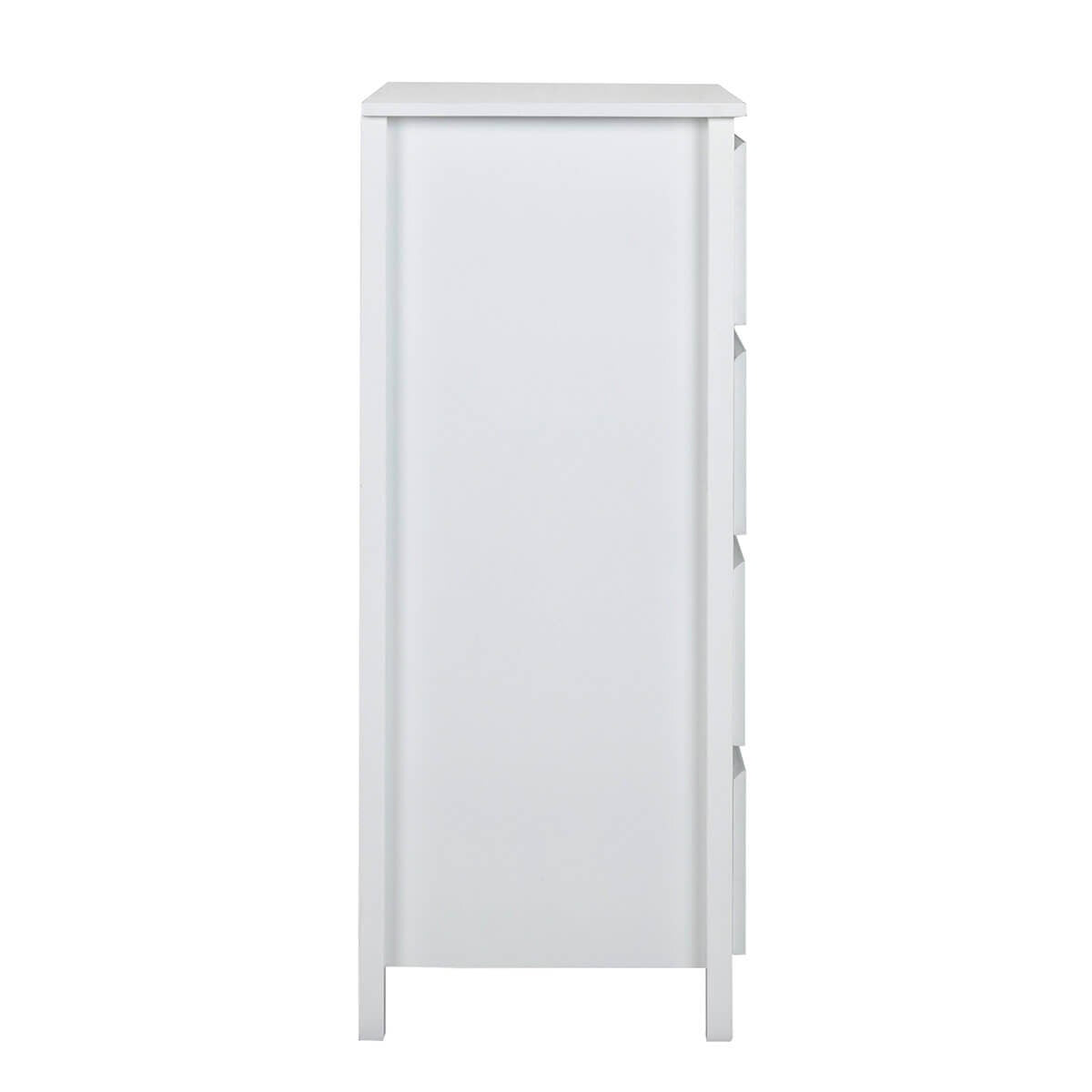 Ostro Furniture Sophia tallboy - white finish, rubberwood timber, supplied fully assembled - 20003010