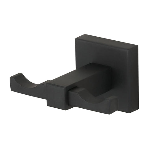 Mondella Matte Black Rococo Double Robe Hook - 80mm x 44mm x 60mm - SuperSaverAU - view 1