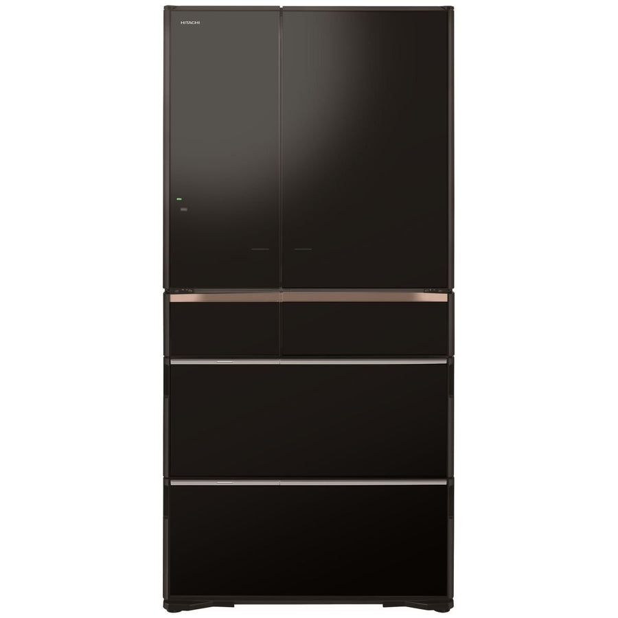 Hitachi 735L French Door Fridge - Black, Vacuum Compartment, Made in Japan - R-ZX740RAXK