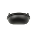 Prestige Cup Pull Handle 84mm Zinc Alloy Matte Black 4 Pack - SuperSaverAU - view 1